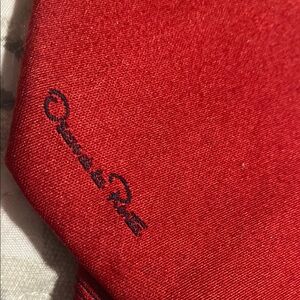 Oscar de la Renta Red Fabric